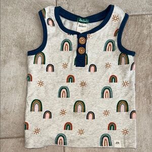 Unisex rainbow tank
